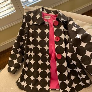 3 Sisters Brown Circles with Pink Contrast Jacket